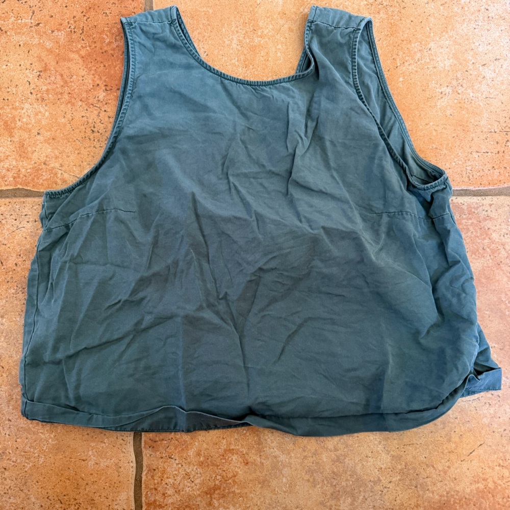 LOFT Teal Sleeveless Top